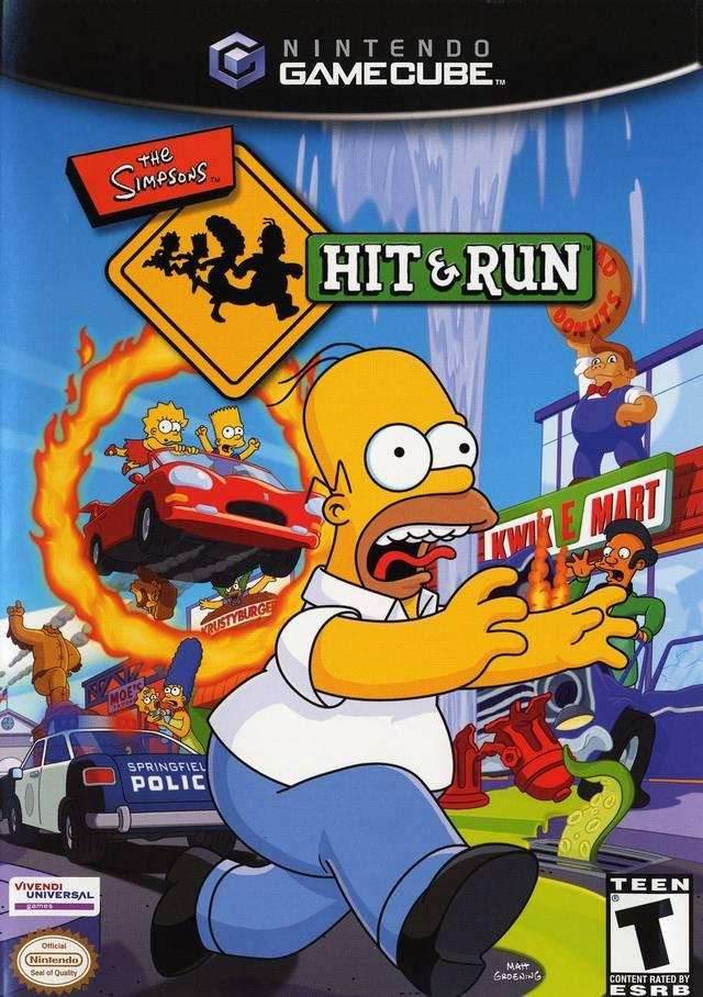 The Simpsons Hit & Run (Gamecube) - Game Manual Only