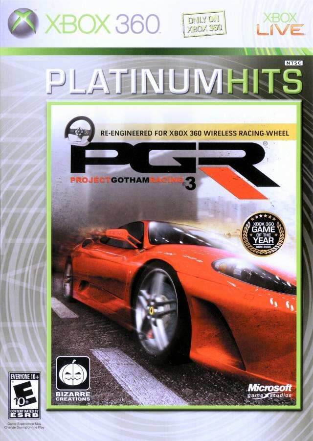 Project Gotham Racing 3 (Platinum Hits) (Xbox 360) - Game Manual Only