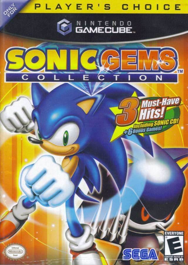 Sonic Gems Collection (Player's Choice) (Gamecube) - Game Manual Only