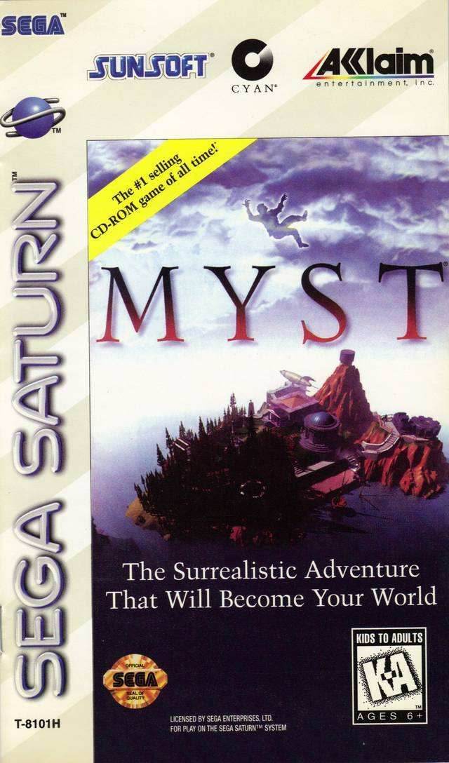 Myst (Sega Saturn) - Game Manual Only