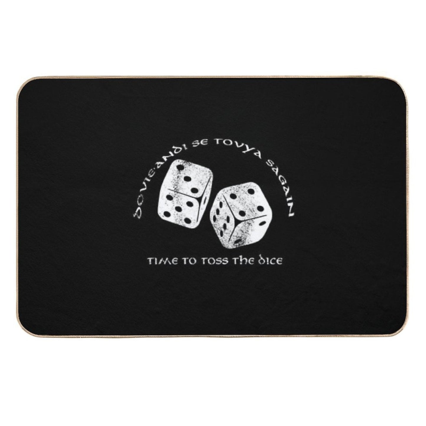 Time To Toss The Dice - Wheel of Time Long-Lasting Bath Mat