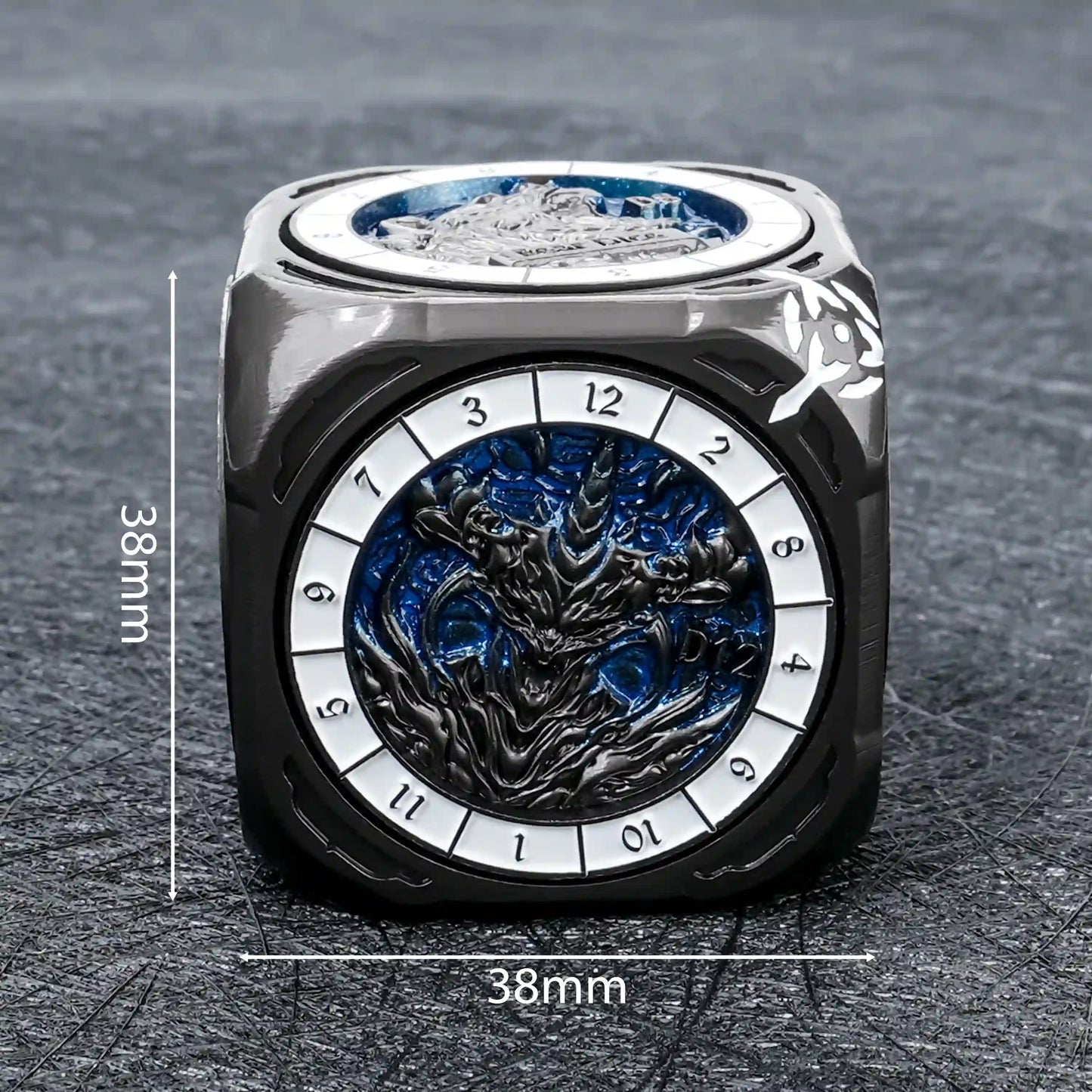Kickstarter Dice - 7-in-1 Unique Metal D6 Spinning Dice 2.0