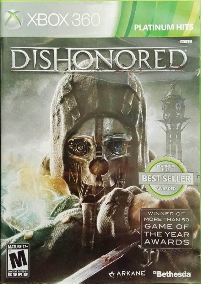 Dishonored (Platinum Hits) (Xbox 360) - Game Manual Only