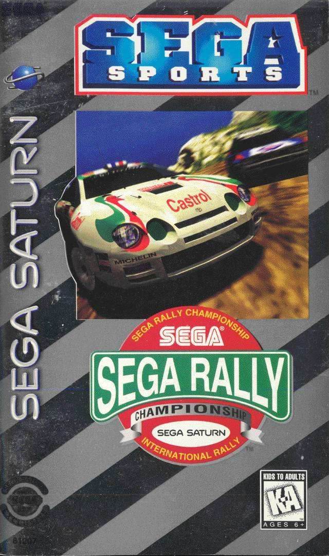 Sega Rally Championship (Sega Saturn) - Game Manual Only