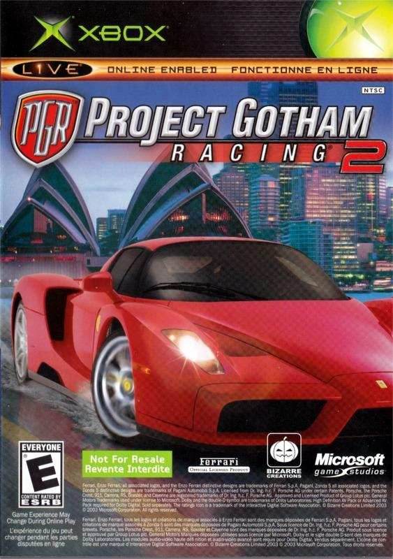 Project Gotham Racing 2 + Arcade - Combo Pack (Xbox) - Game Manual Only