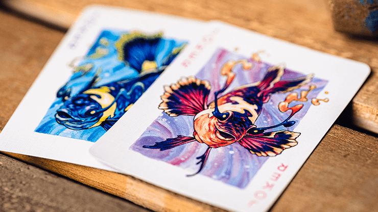 False Anchors V4 (Deep Sea) Playing Cards by Ryan Schlutz -
