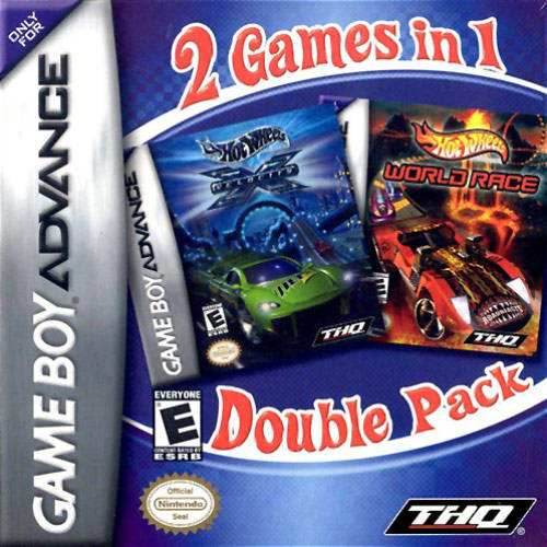 2 Games In 1 Double Pack - Hot Wheels: World Race / Velocity X (Gameboy Advance) - Game Manual Only
