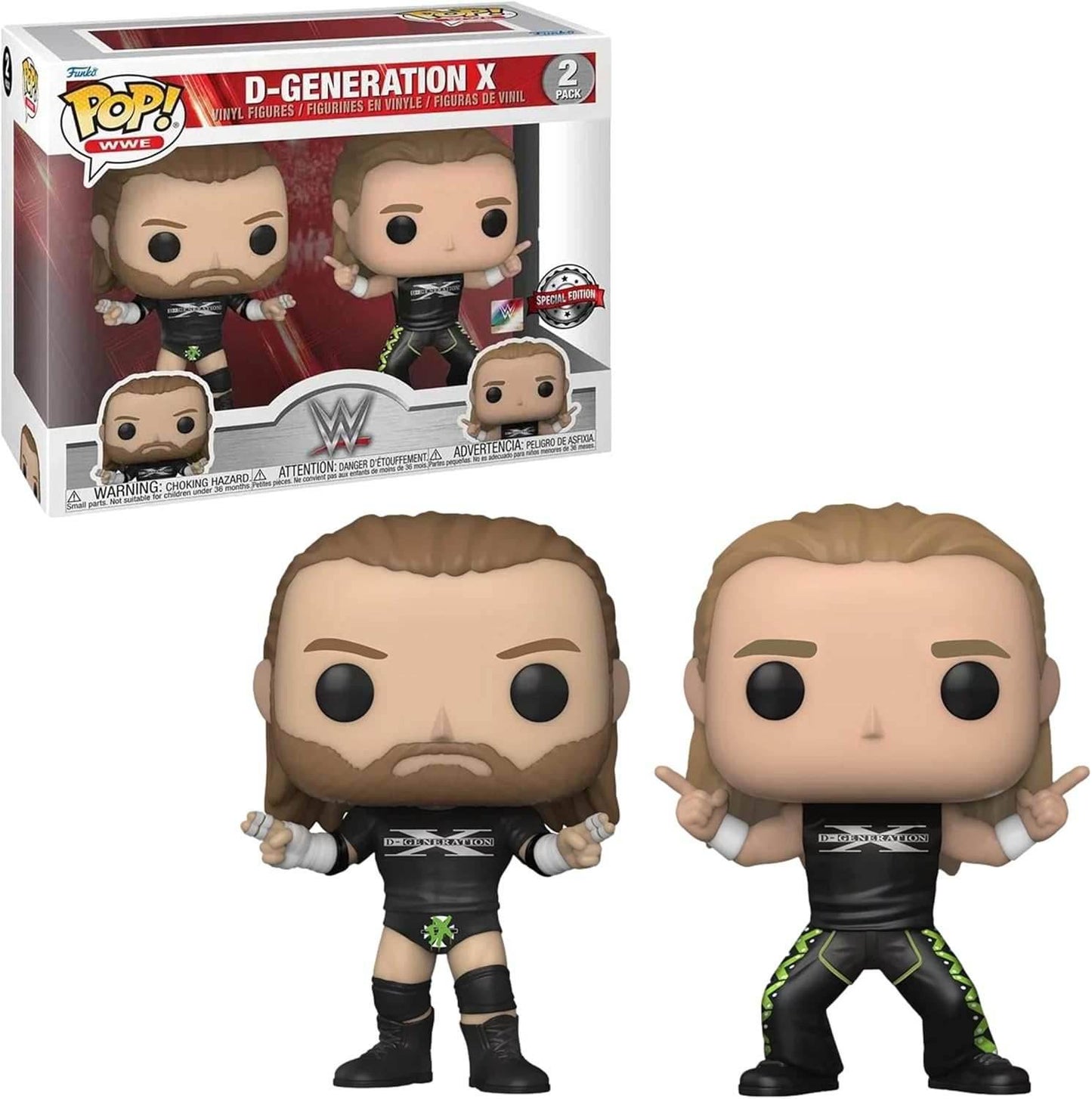 Funko Pop! WWE: D-Generation X - 2pk Vinyl Figure (Walmart Exclusive) -