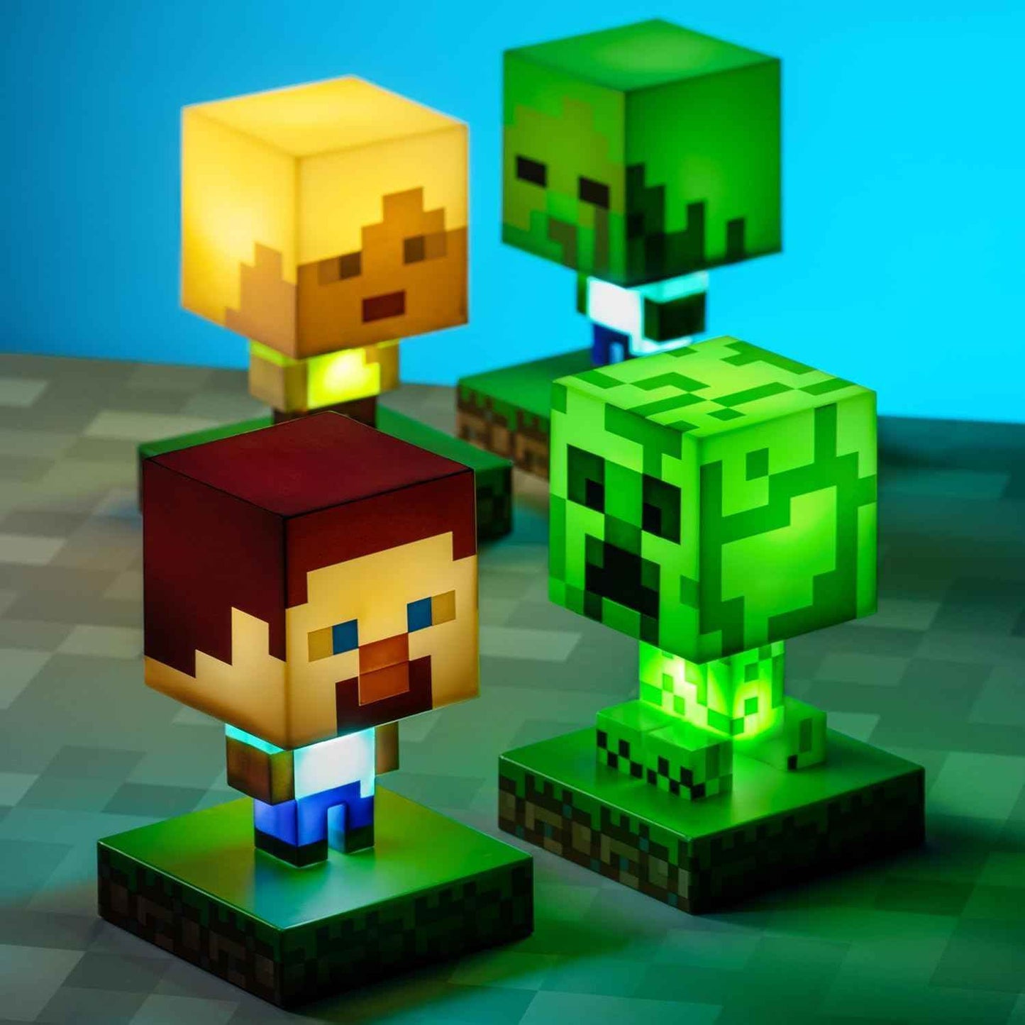 Minecraft Creeper Light - 3D Battery Powered Nightlight | Officially Licensed Lamp - Creeper