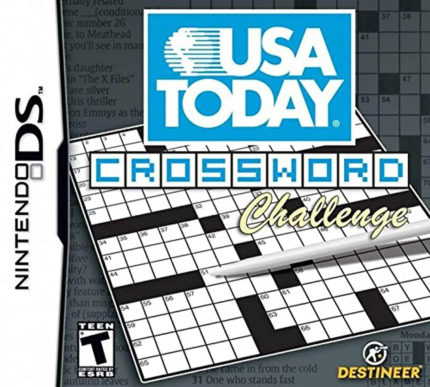 USA Today: Crossword Challenge (Nintendo DS) - Game Manual Only