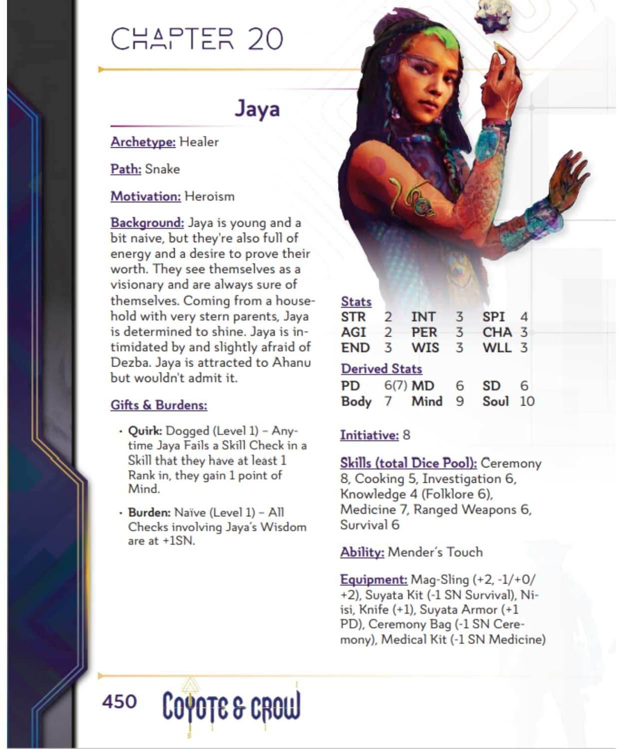 Coyote & Crow - A Science Fantasy RPG Set in an Uncolonized Future -