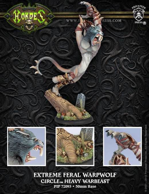 Hordes: Circle Orboros Extreme Feral Warpwolf -