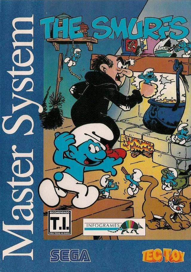 The Smurfs (Sega Master System) - Game Manual Only