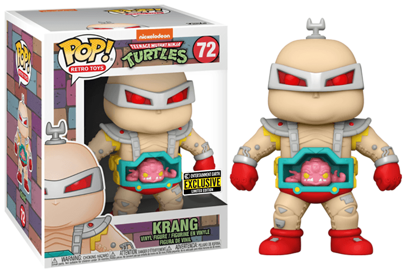 Krang (6-inch, Teenage Mutant Ninja Turtles, Retro Toys) 72 - Entertainment Earth Exclusive -