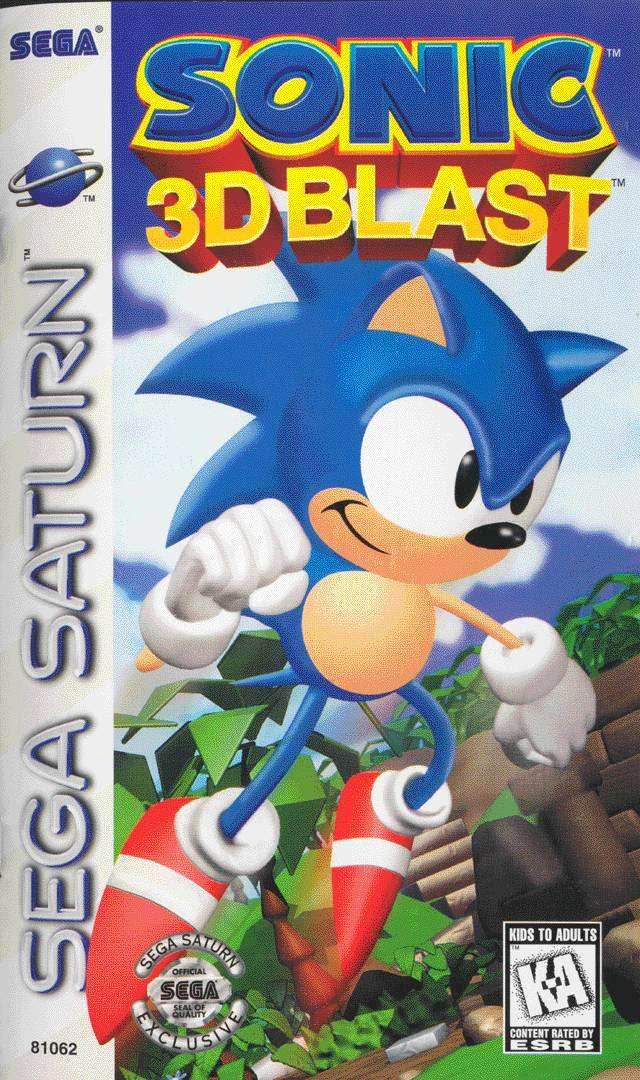 Sonic 3D Blast (Sega Saturn) - Game Manual Only