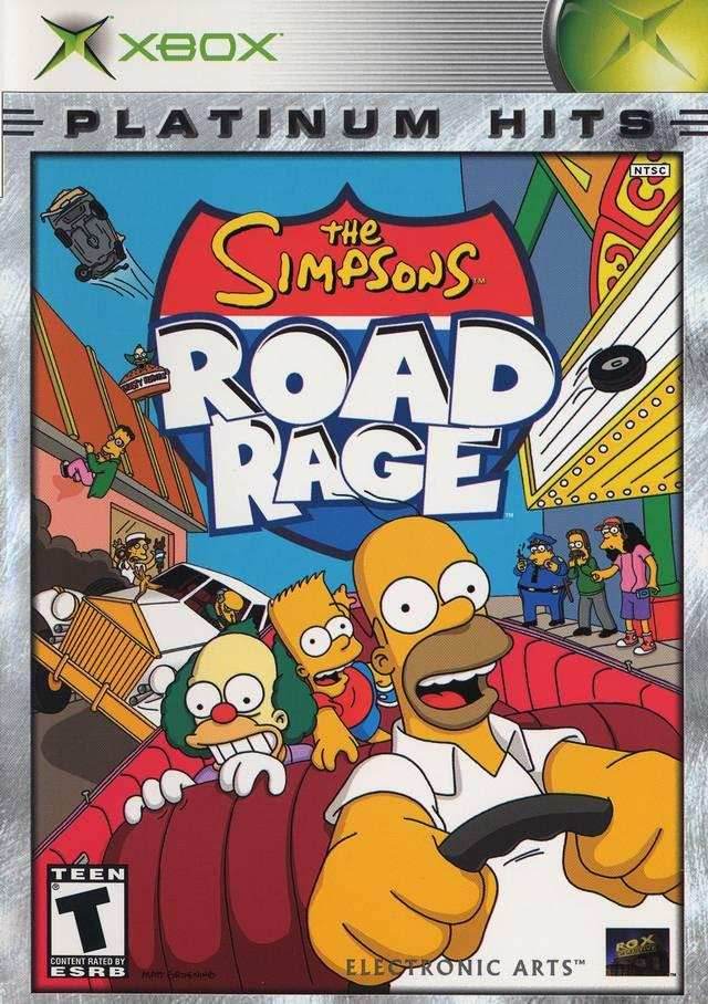 The Simpsons Road Rage (Platinum HIts) (Xbox) - Game Manual Only