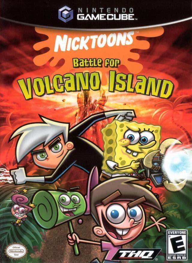 Nicktoons Battle for Volcano Island (Gamecube) - Game Manual Only