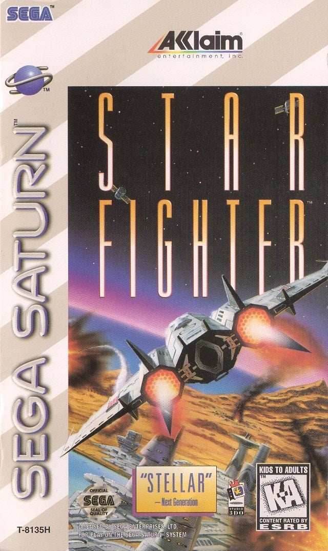 Star Fighter (Sega Saturn) - Game Manual Only