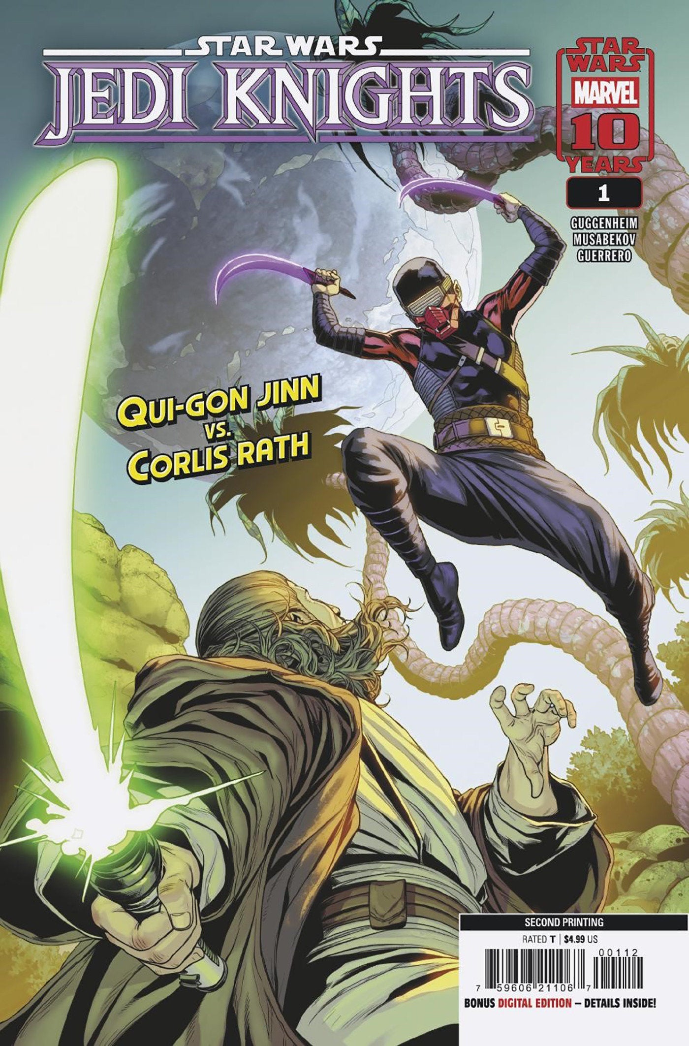 Star Wars: Jedi Knights #1 Madibek Musabekov 2nd Print Variant