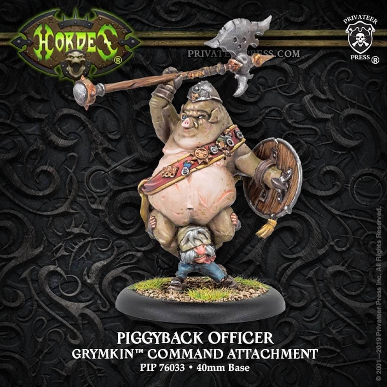 Hordes: Grymkin Piggyback Officer -