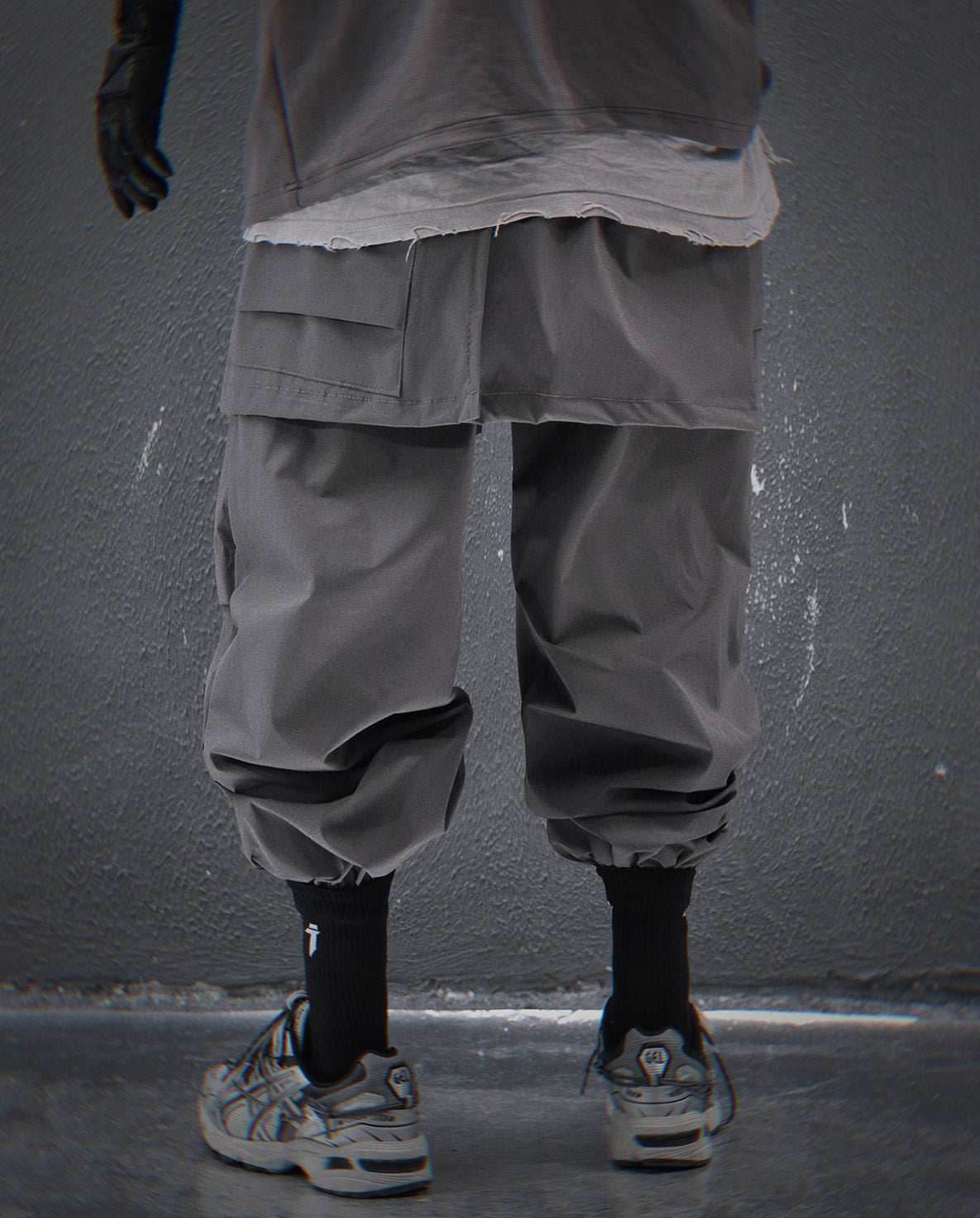 HiP80 Grey Samurai Pants - M