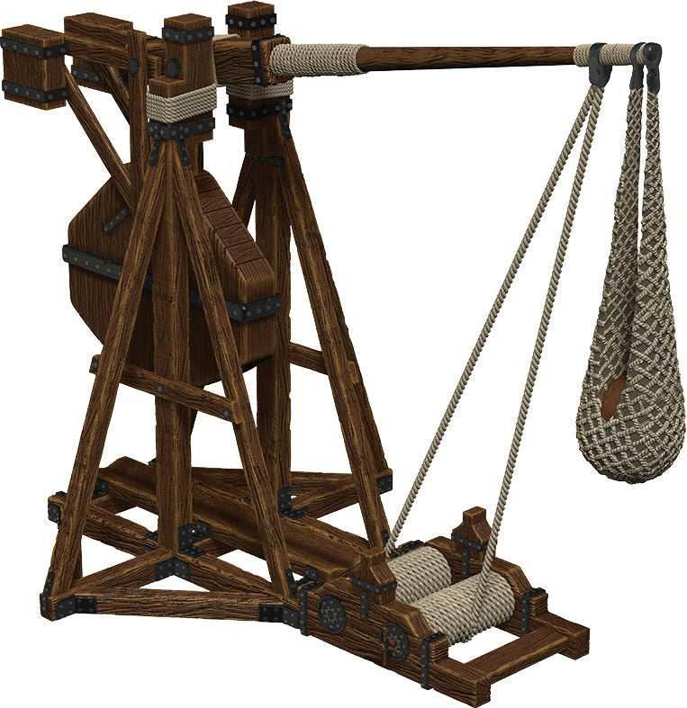 4D Settings: War Machines - Trebuchet -
