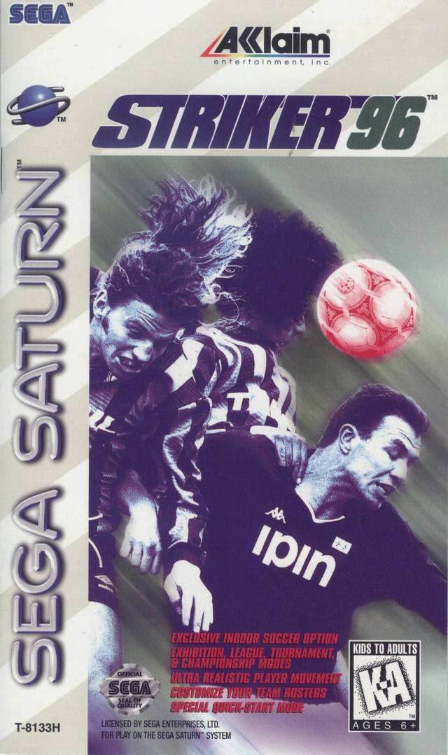 Striker 96 (Sega Saturn) - Game Manual Only