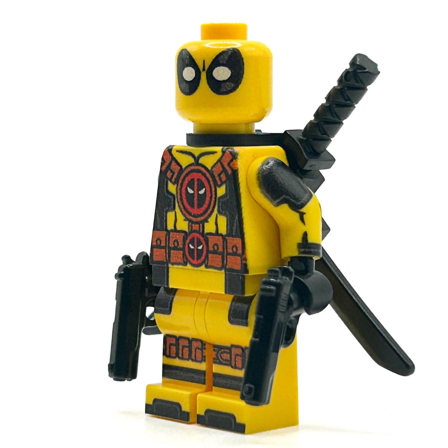 MERC (Yellow) Minifig made using LEGO parts -