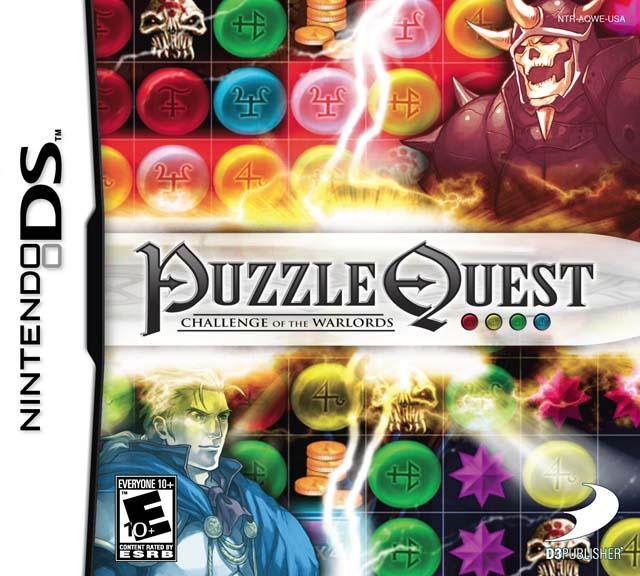 Puzzle Quest Challenge of the Warlords (Nintendo DS) - Game Manual Only