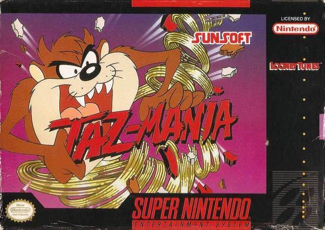 Taz-Mania (Super Nintendo) - Game Manual Only