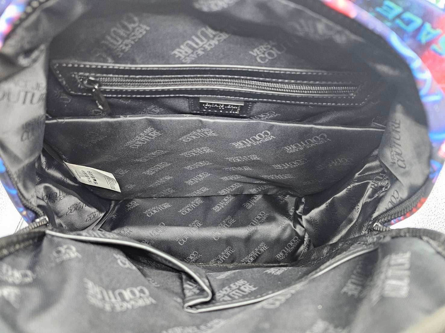 Versace Jeans Couture Logo Space Print Backpack -