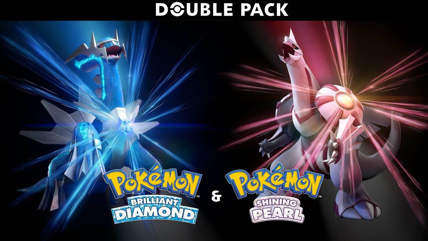 Double Pack Pokemon Brilliant Diamond and Shining Pearl (Nintendo Switch) - Game Only