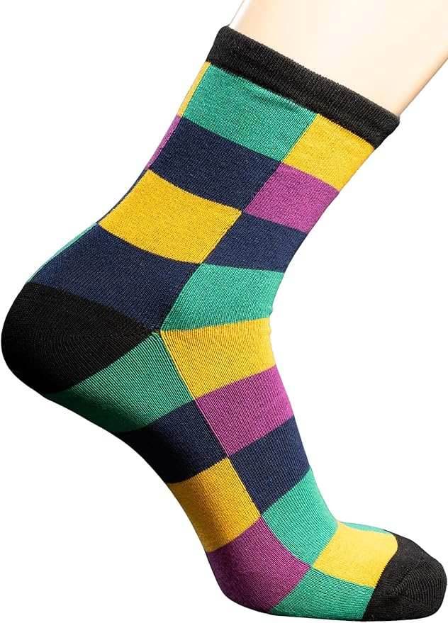 Joke Ha Ha Clown Socks Footwear Halloween Costume Cosplay Accessory -