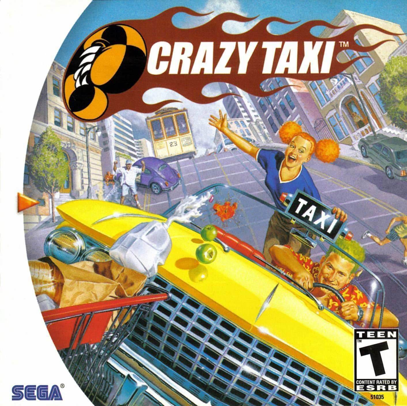 Crazy Taxi (Sega Dreamcast) - Game Manual Only