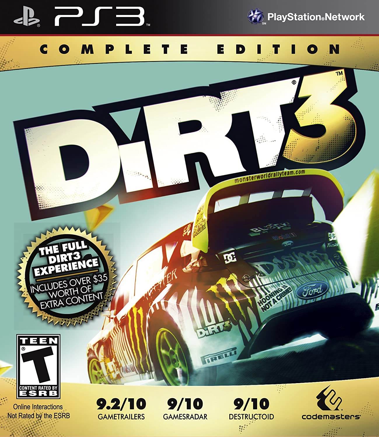 DiRT 3: Complete Edition (Playstation 3) - Game Manual Only