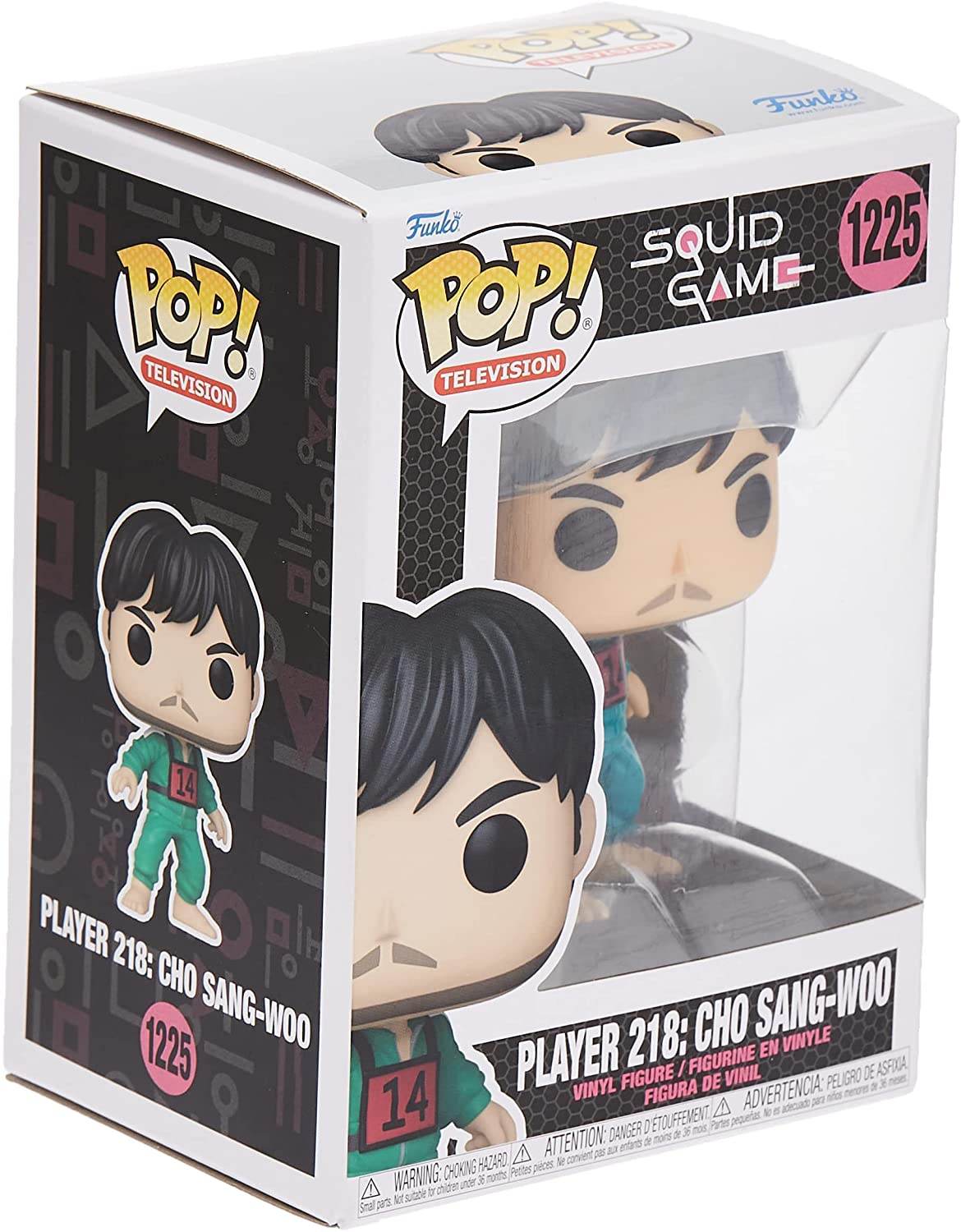 FUNKO POP 1225 TV: Squid Game - Player 218 : Cho Sang-Woo Figure -