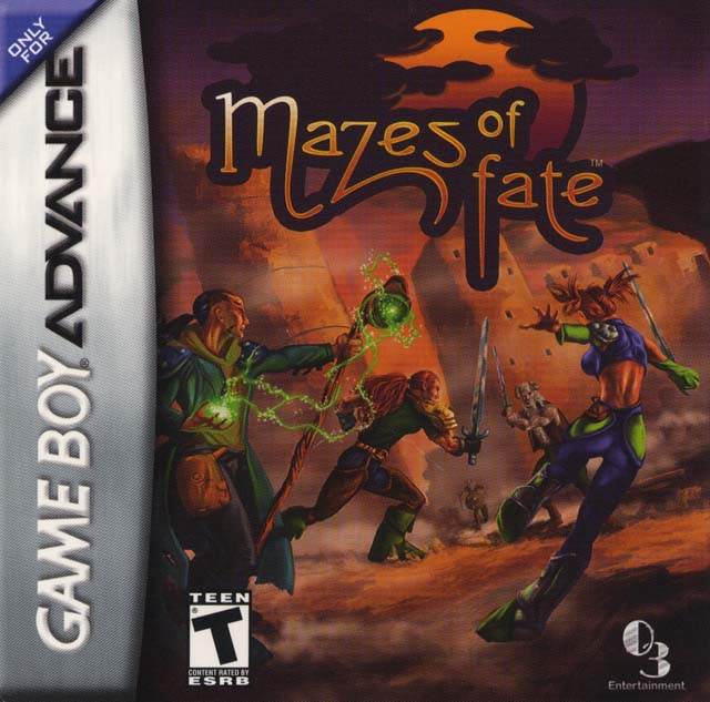 Mazes of Fate (Gameboy Advance) - Game Manual Only