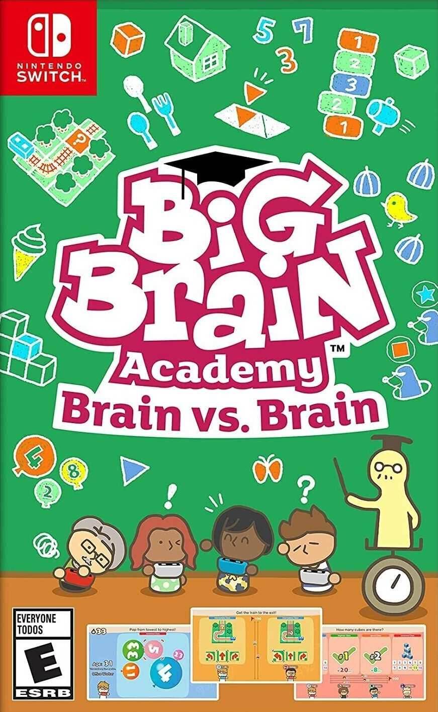 Big Brain Academy: Brain vs. Brain (Nintendo Switch) - Game Manual Only