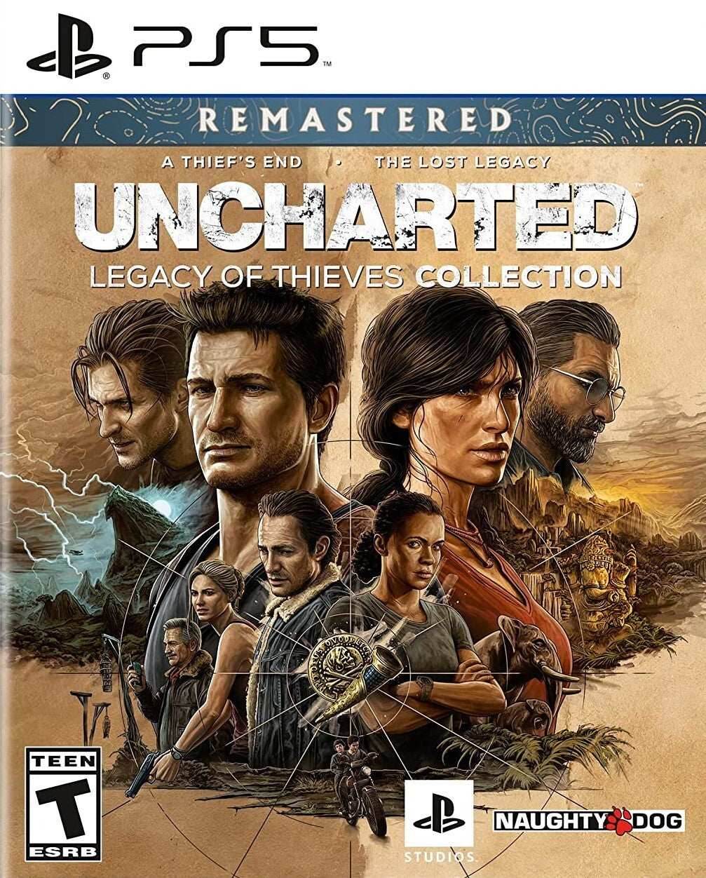 Uncharted: Legacy of Thieves Collection (Playstation 5) - Game Only