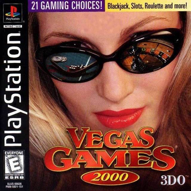 Vegas Games 2000 (Playstation) - Game Manual Only