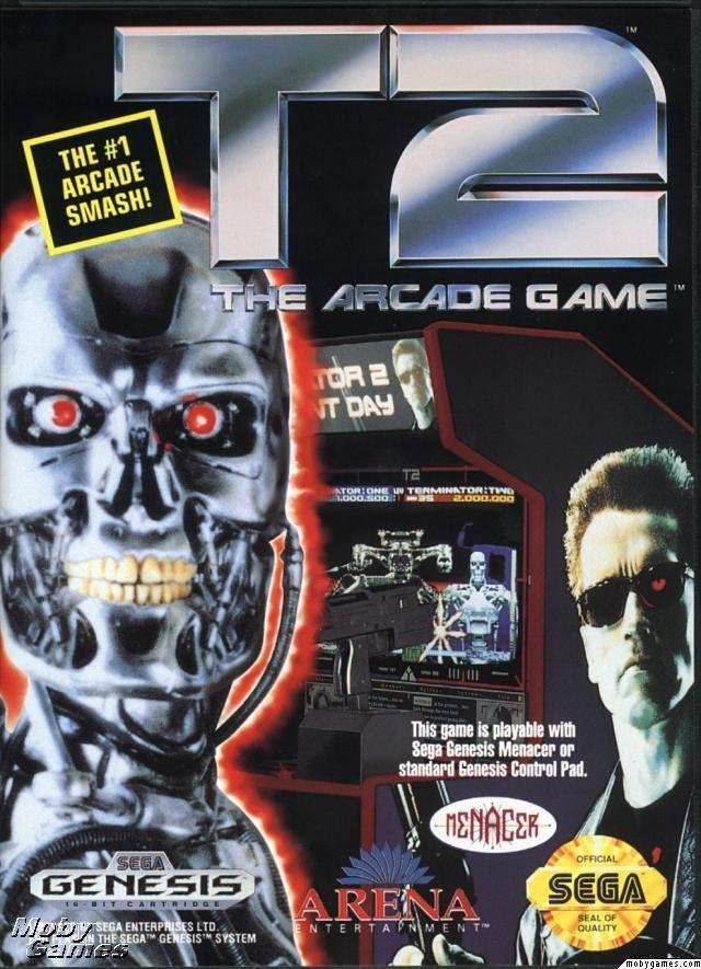 T2 The Arcade Game (Sega Genesis) - Game Manual Only