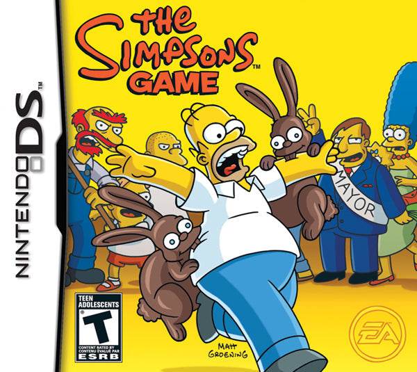 The Simpsons Game (Nintendo DS) - Game Manual Only