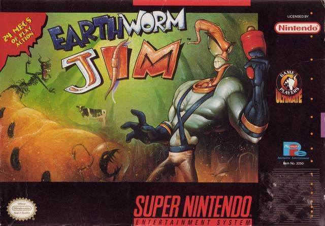 Earthworm Jim (Super Nintendo) - Game Manual Only