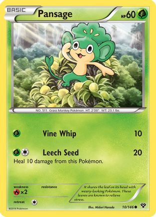 Pansage 010/146 - XY Base Set