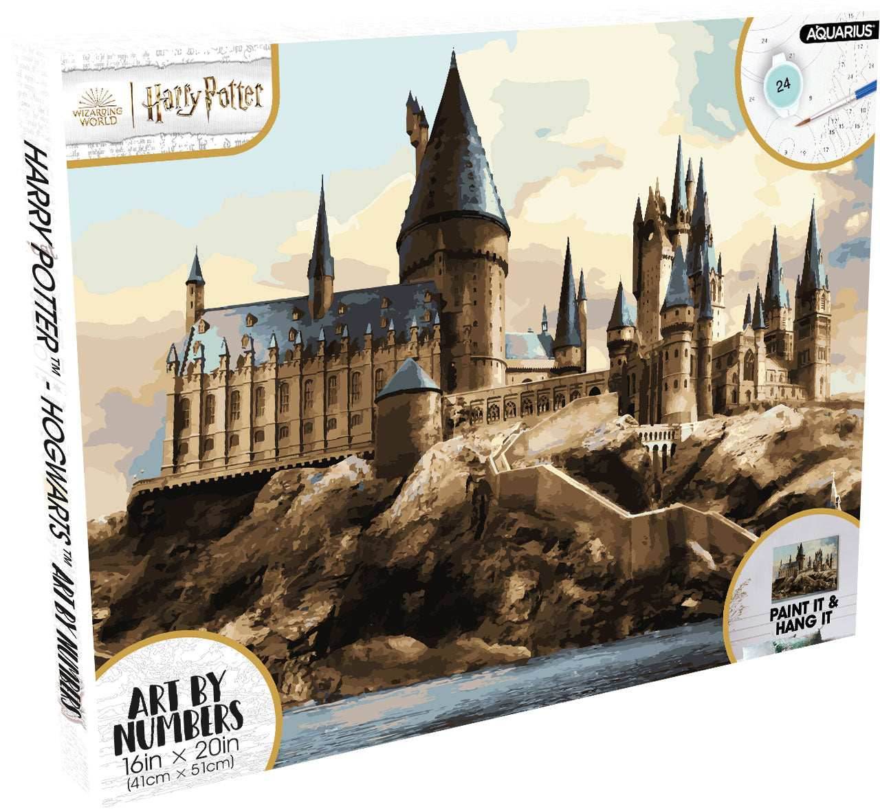 Aquarius Art by Numbers: Harry Potter Hogwarts -