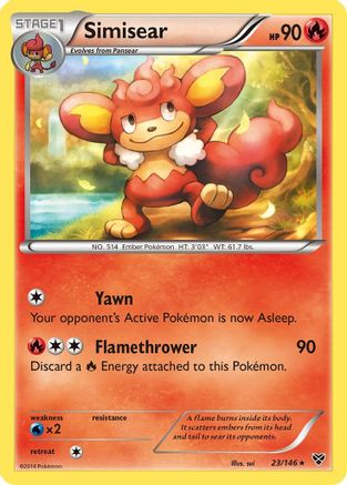Simisear 023/146 - XY Base Set