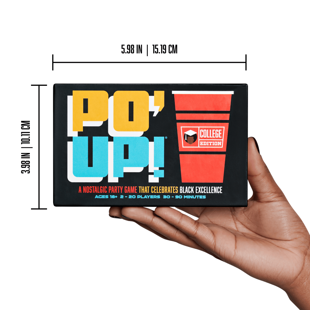 PO' UP! Card Game: College Edition -