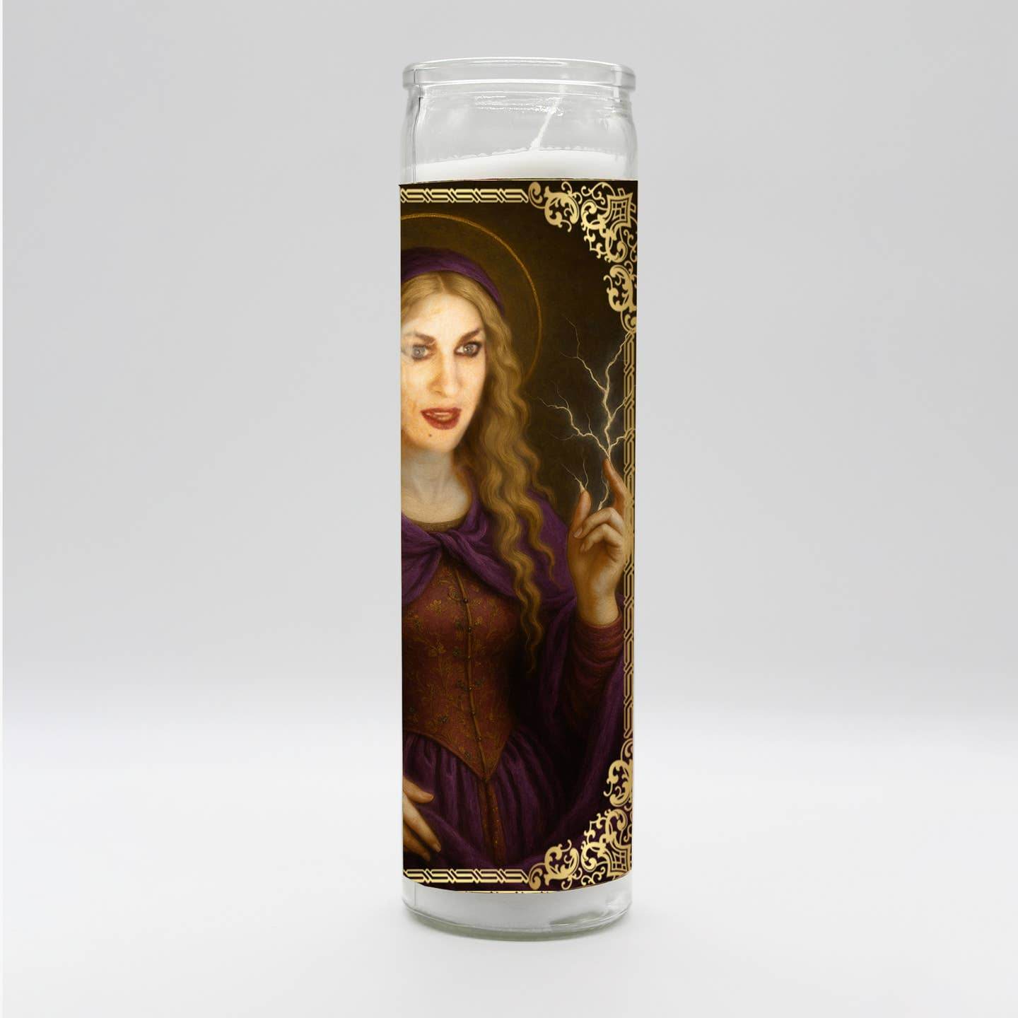 Saint Witchy Sisters Candle Set - White