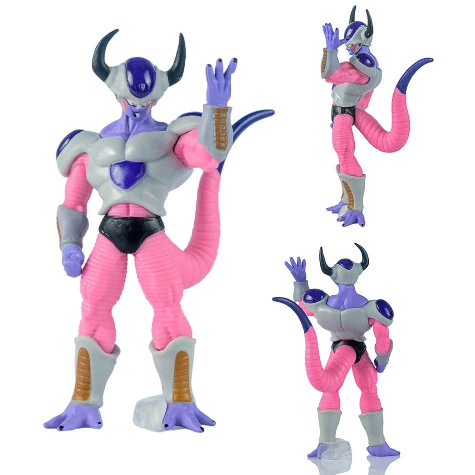 8pcs Frieza Dragon Ball Z Figure Set, Dragon Ball Super Anime Figurines First Second Third Mecha Final Form Perfect Golden Frieza