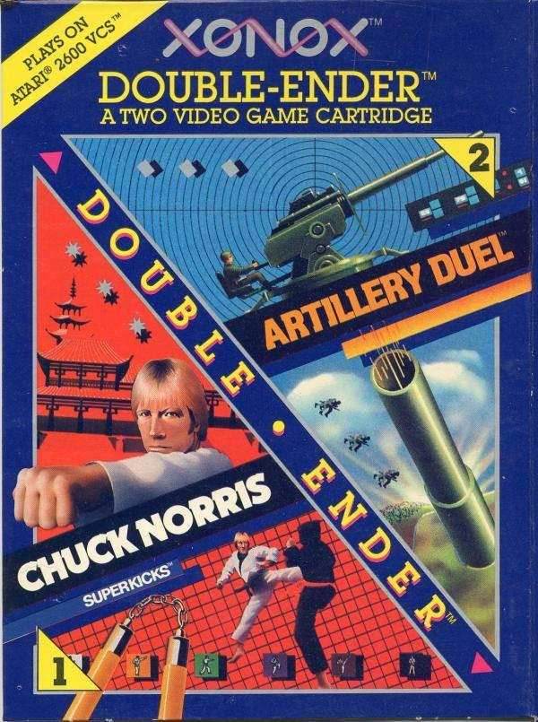 Artillery Duel/Chuck Norris Superkicks (Atari 2600) - Game Manual Only